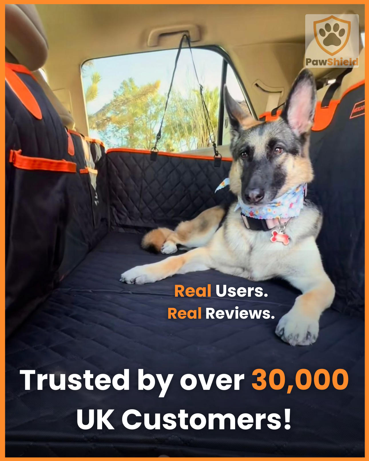 The PawShield Dog Car Seat Cover