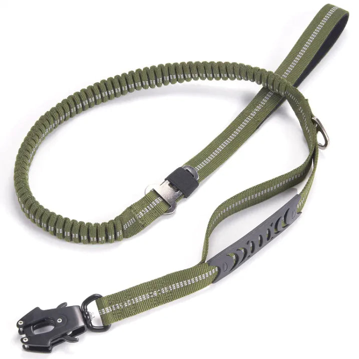 PawShield™ Car Seatbelt Lead - Heavy-Duty & Reflective – 135cm Adjustable!