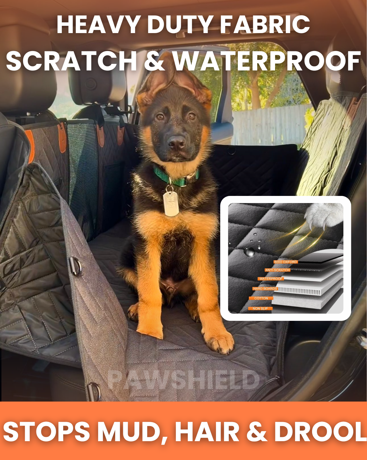 PawShield™ Car Seat Cover