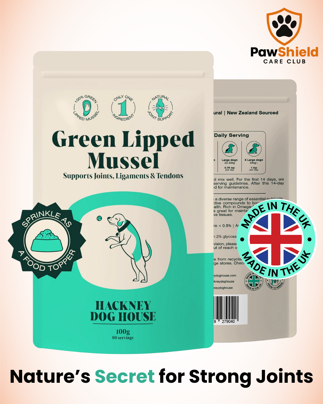 Natural Joint Support, Hip, Ligament & Tendon Care!