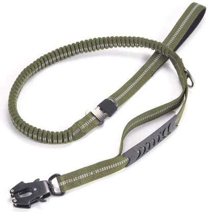 PawShield™ Car Seatbelt Lead - Heavy-Duty & Reflective – 135cm Adjustable!