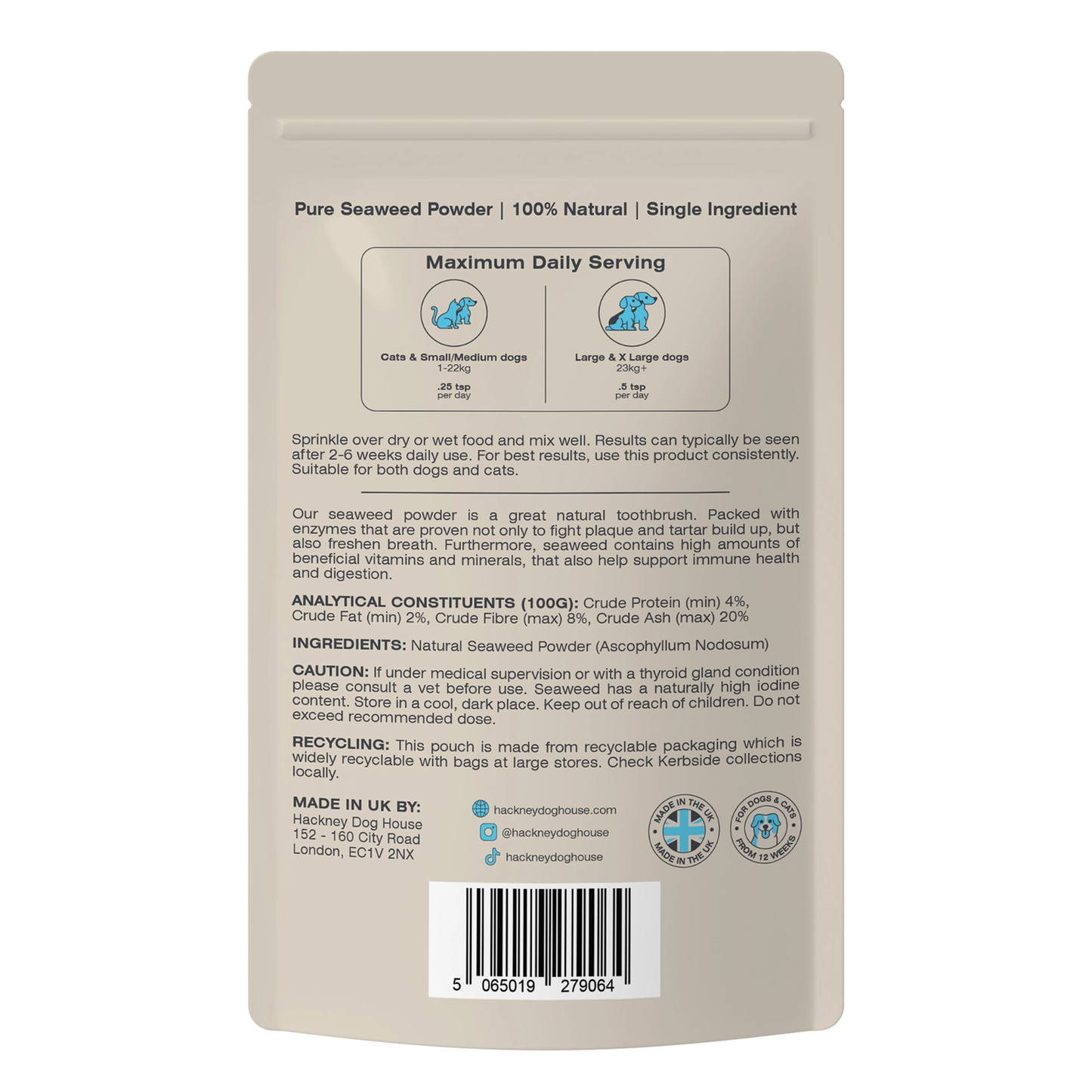 Natural Plaque Powder for Dogs!