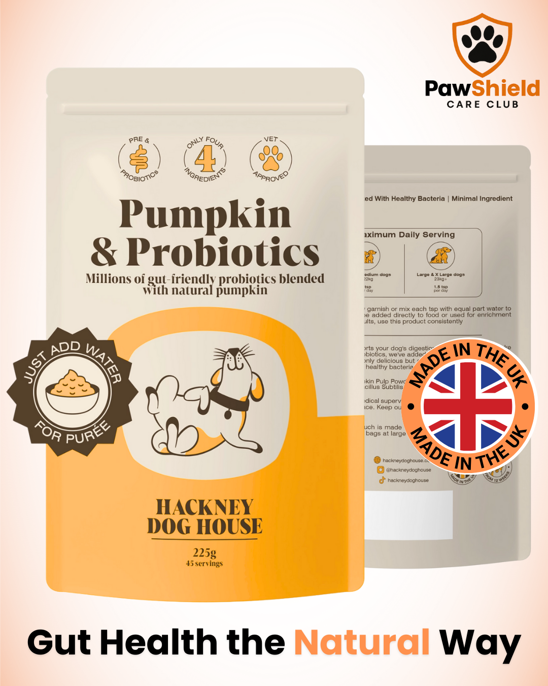Pumpkin & Probiotics + Gut-Friendly Cultures!